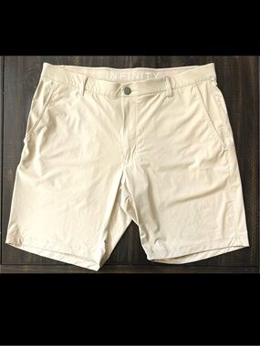 Infinity LinearFlex Athletic Golf Shorts Men’s 36 Stretch Performance Khaki